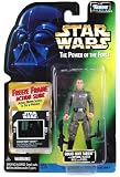 Star Wars Power of the Force Green Card Grand Moff Tarkin with Imperial Issue Blaster Rifle And PistolIMAGE