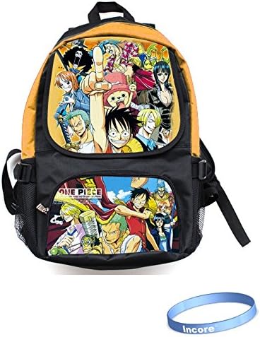 Incore Kidway Fashion Childrens Kids Anime Gift Cartoon School Backpack Travelling Bag - One Piece Family