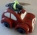 Brown Car with Christams Tree Ornament Brown Car with Christams Tree Ornament