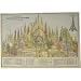 Principal High Buildings of the Old World Cavallini Gift Wrap or Decoupage paper, One