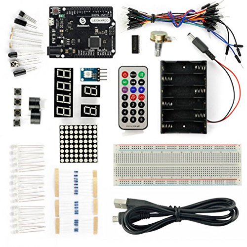 SainSmart Leonardo R3 Starter Kit for Arduino with PDF Tutorial Instruction Manual on Basic Arduino Projects