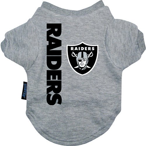 Hunter Oakland Raiders Team Pet T-Shirt Medium