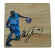 Mike James Autographed New Orleans Hornets Photo Floorboard, Proof Photo