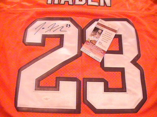 JOE HADEN SIGNED AUTOGRAPHED CLEVELAND BROWNS JERSEY+ HOLOGRAM JSA