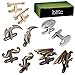 BMC Mix Variety Mens Sports Hipster Formal Apparel Combo Cuff Link Tie Bar Clips