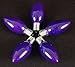 Novelty Lights 25 Pack C9 Ceramic Outdoor Christmas Replacement Bulbs, Purple, E17/C9 Intermediate Base, 7 Watt