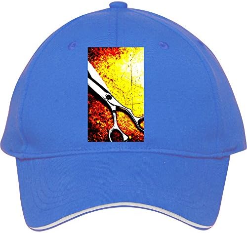 Hair_stylist_scissor_003 Blue Cotton Mereguti Cheap Snapback Caps Adjustable Hatmale/female Classic Baseball Hats