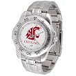 Washington State Cougars NCAA "Sport" Mens Watch (Metal Band)
