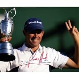 Padraig Harrington Signed Photo - 2008 British Open Trophy 8x10