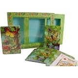 Green Butterfly ButterfliesBoxed Set of 2 Playing Card Decks,GreenButterfly