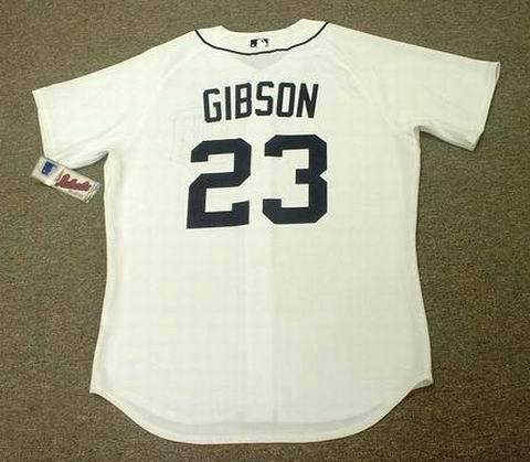 KIRK GIBSON Detroit Tigers Majestic Athletic AUTHENTIC Home Baseball Jersey, 44/LARGE