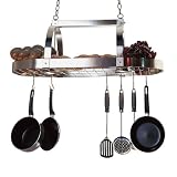 Kalco CONTEMPORARY POT RACKS - Satin Nickel - Wrought Iron