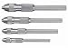 Starrett S162Z Pin Vises Set of 4 in Protective Vinyl Case