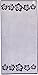 Arus Jacquard Woven Turkish Terry Cotton Beach Towel, Shells, Blue, 28x55, 28 in x 55 in (W x L), Hibiscus Purple