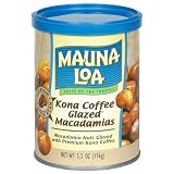 Mauna Loa Macadamia Nuts, Coffee Glazed, 5.5-Ounce Canisters (Pack of 6)
