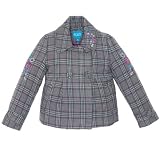 embroidered plaid jacket