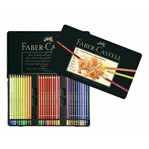 A.W. Faber-Castell Polychromos Artists Metal Tin of 60 Colored Pencils by 