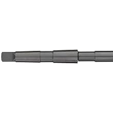 Dormer A345 High-Speed Steel Extra-Long Length Drill Bit, Black Oxide Finish, Morse Taper Shank, Spiral Flute, 118 Degree Point Angle