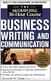 ISBN: 0071441271 - The McGraw-Hill 36-Hour Course in Business Writing and Communication: Manage Your Writing (McGraw-Hill 36-Hour Courses)