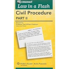 Law in a Flash: Civil Procedure II