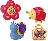 Cuckoo Alex Rub a Dub Garden Squirters for the Tub bath toys