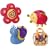 Cuckoo Alex Rub a Dub Garden Squirters for the Tub bath toys