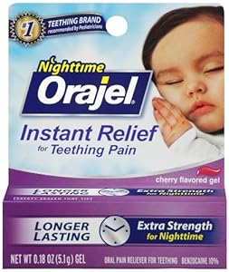 Orajel Teething Nightime Formula, 0.18 Ounce
