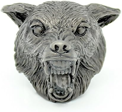 Wolf Ring with Black Satin Finish (6)