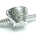 Queenberry (Free S/h) Sterling Silver Coffee Cup Mug Bead Charm for Pandora Biagi Troll Chamilia European Bracelets