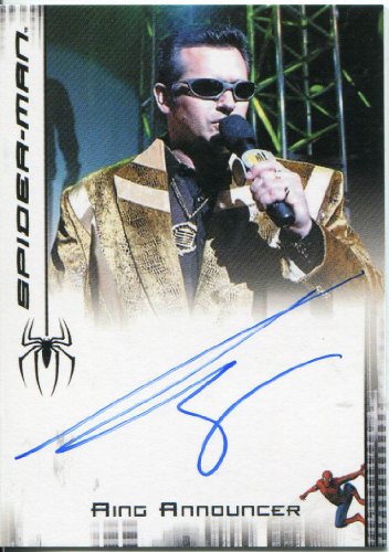 SPIDERMAN 3 TRADING CARDS AUTOGRAPH BRUCE CAMPBELL Bruce Campbell Spiderman 3. SPIDERMAN 3 TRADING CARDS AUTOGRAPH BRUCE CAMPBELL