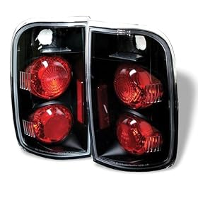 95 96 97 98 99 00 01 02 03 04 05 06 Chevy Blazer & GMC Jimmy / 95-01 Oldsmobile Bravada / 98-00 GMC Envoy Altezza Tail Lights - Black (Pair)