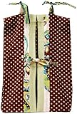 My Baby Sam Paisley Splash Diaper Stacker, Lime