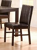 Flint Dining Parson Chair (Sold As a Pair) by Coaster Furniture