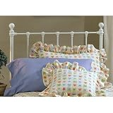 Queen Hillsdale Molly White Metal Headboard