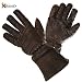 All Products : Xelement� Driving Motorcycle Retro Brown Leather Gauntlets