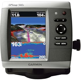 Garmin 010-00774-01 GPSMAP 546S Marine GPS Receiver with dual-frequency transducer