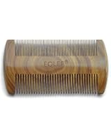 EQLEF&reg; Beard Holzkamm, nicht statisch Gr&uuml;n Sandelholz handgefertigten Kamm, Schnurrbartkamm Holz