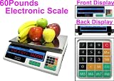 New 60 LB Digital Price Computing Food Scale Produce Meat