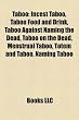 Taboo: Incest Taboo, Taboo Food and Drink, Taboo Against Naming the Dead, Taboo on the Dead, Menstrual Taboo, Totem and Taboo, Naming Taboo