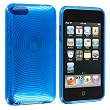 Blau wirbelt TPU Rubber Case H�lle f�r Apple Ipod Touch 3rd 2nd Generation 3G 2G