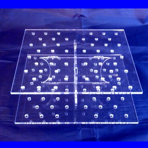 Square Cake Pop Stand Large 30cm, 30 holes approx 5cm apart, 6.5cm High Square Cake Pop Stand Large 30cm, 30 holes approx 5cm apart, 6.5cm High