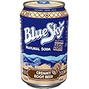 Blue Sky Creamy Root Beer, 12 Ounce Cans (Pack of 24)