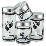 Rooster 4-pc. Canister Set