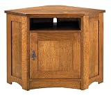 Cherry Oak Corner TV Stand Craftsman Collection by Anthony Lauren - CMCTVS