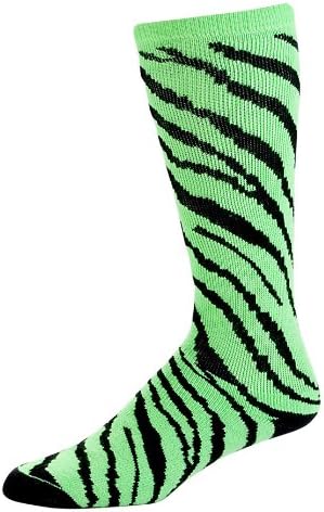 Pizzazz Adult Unisex Cheerleaders Zebra Stripe Knee High Socks