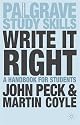 Write It Right: A Handbook for Students (Palgrave Study Guides)