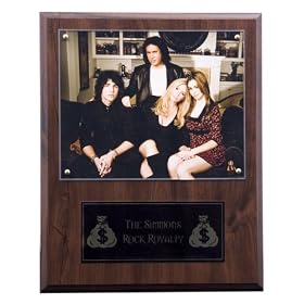 The Simmons photo plaque