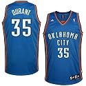 Kevin Durant Jersey: adidas Blue Swingman #35 Oklahoma City Thunder Jersey