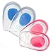 WeTreatFeet Premium Shock-Absorbing Gel Heel Cups (Small/Medium (Pink))