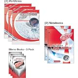 Jf Turner Detroit Red Wings Back To School Pack - Portfolios, Notebooks, And Memo Books